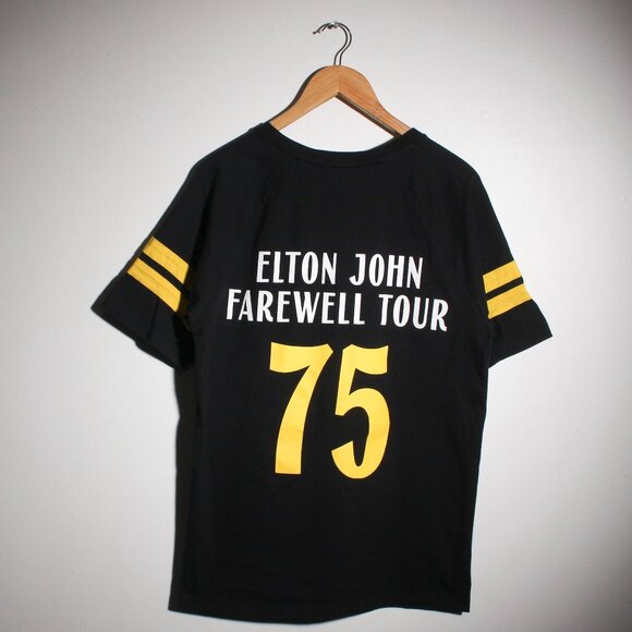 Elton John Shirt Mens Black Farewell Tour Tee - Picture 2 of 6